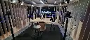 PODCAST tabel Radio tafel met 4 microfoons