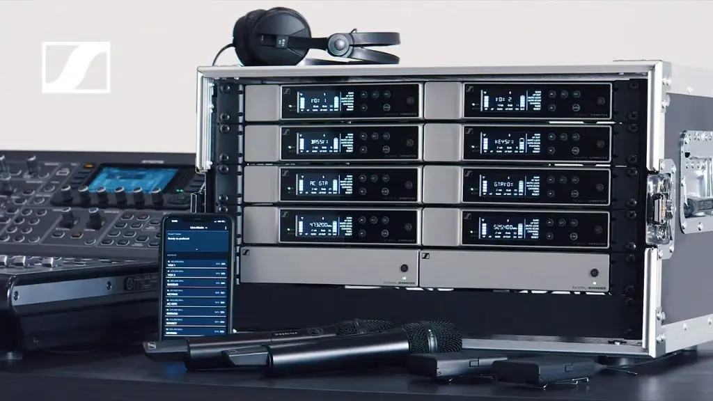 [80] Sennheiser Wireless EW-D ,8 channel / Kanalen Rack